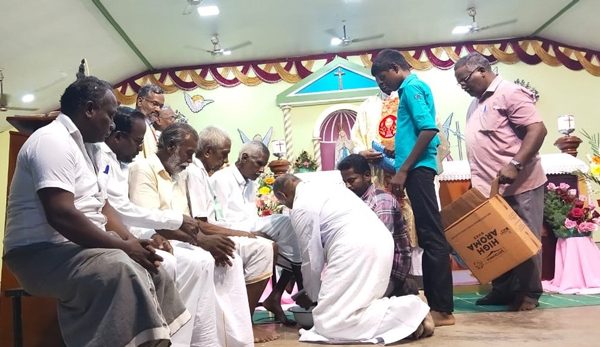 holy thursday poondi madha basilica